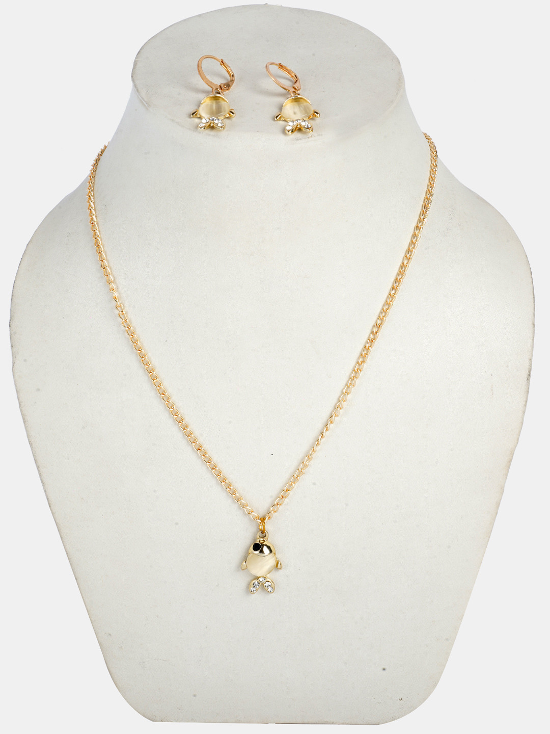 Daizy Girls Fish Chain Pendent & Earings Jewellery Set