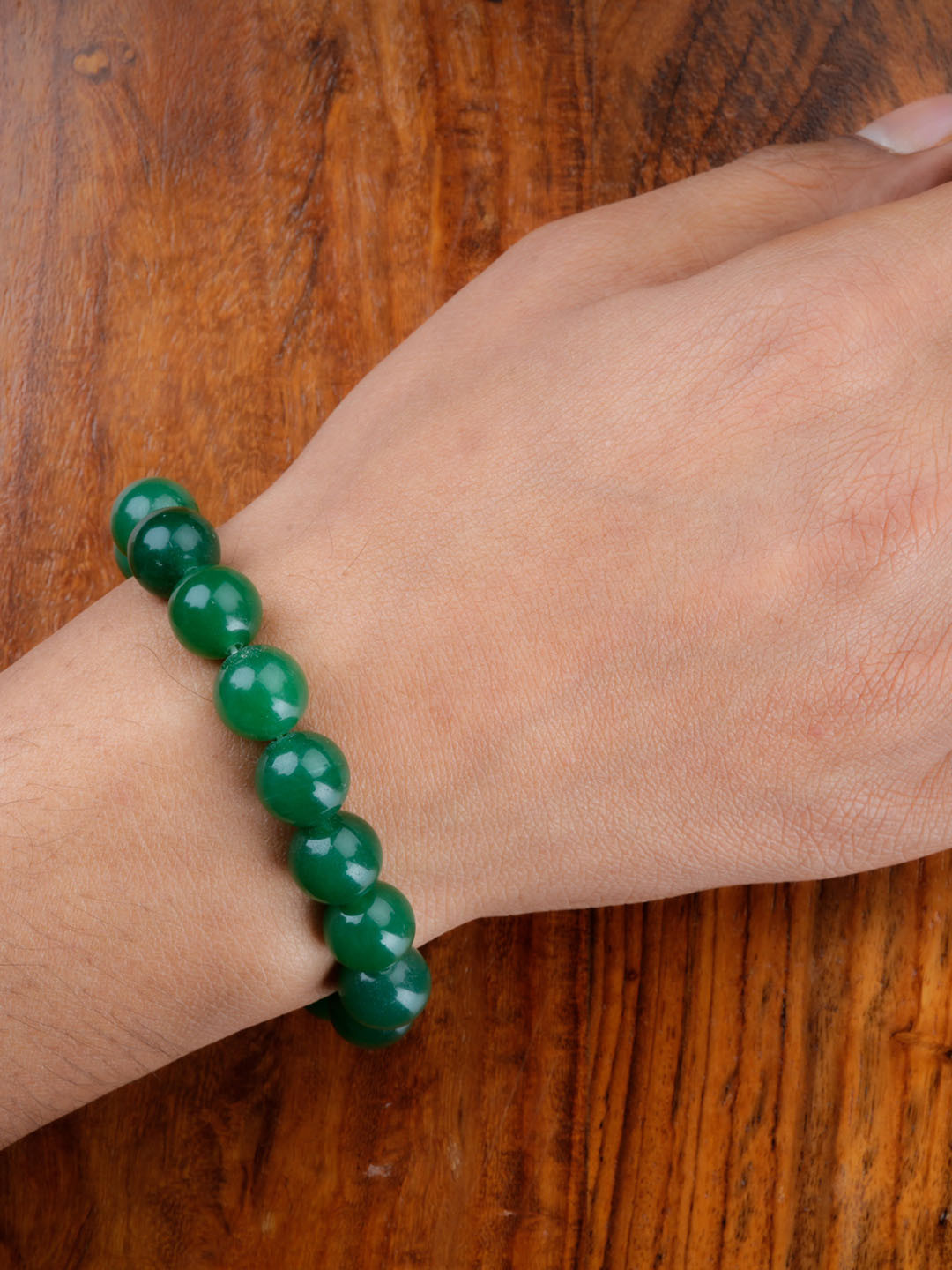TOTAPARI Unisex Green Onyx Natural Stone Bracelet