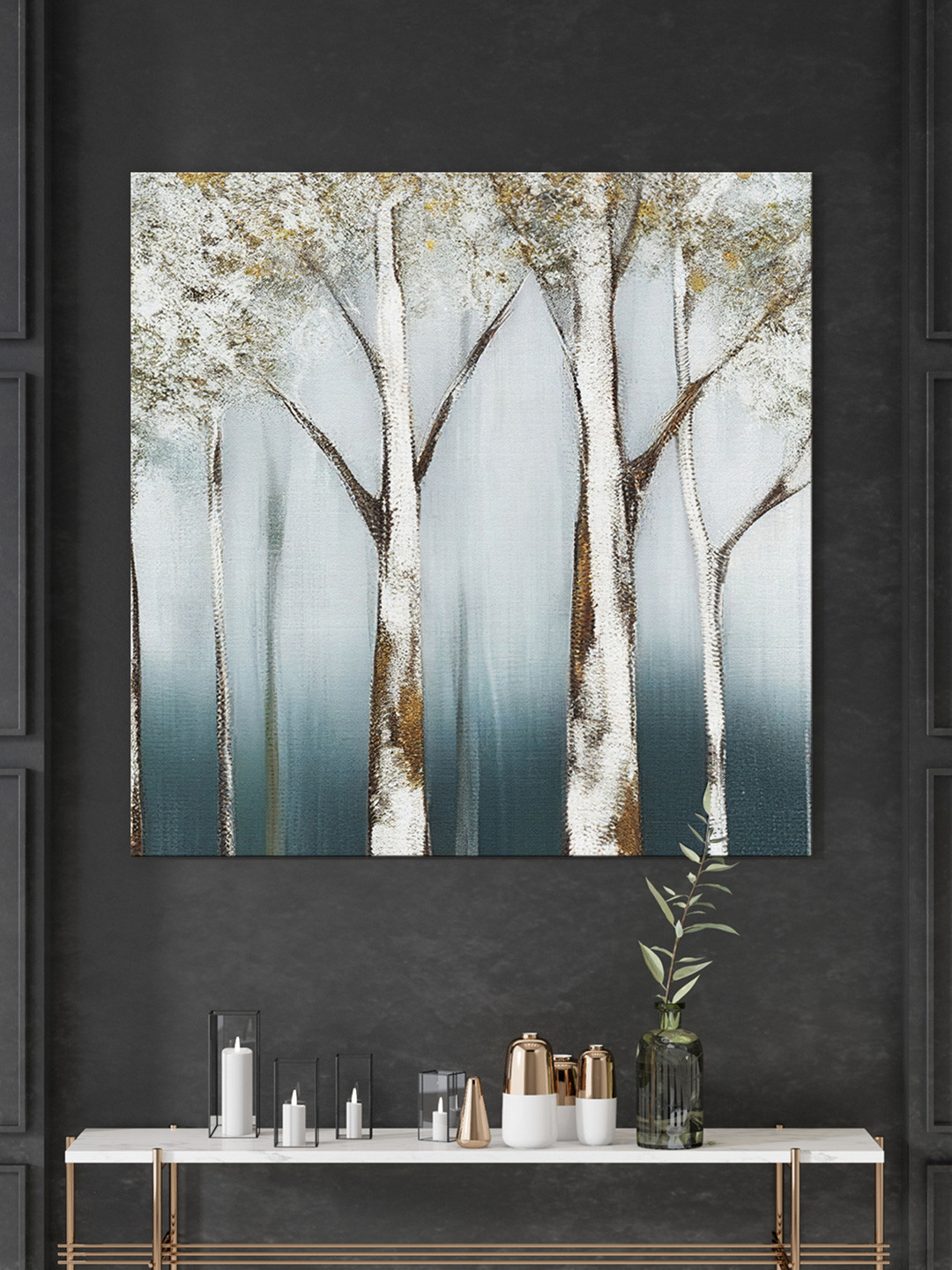 999Store Trees Canvas Wall Square Paintings Wall Art - 36 x 36In