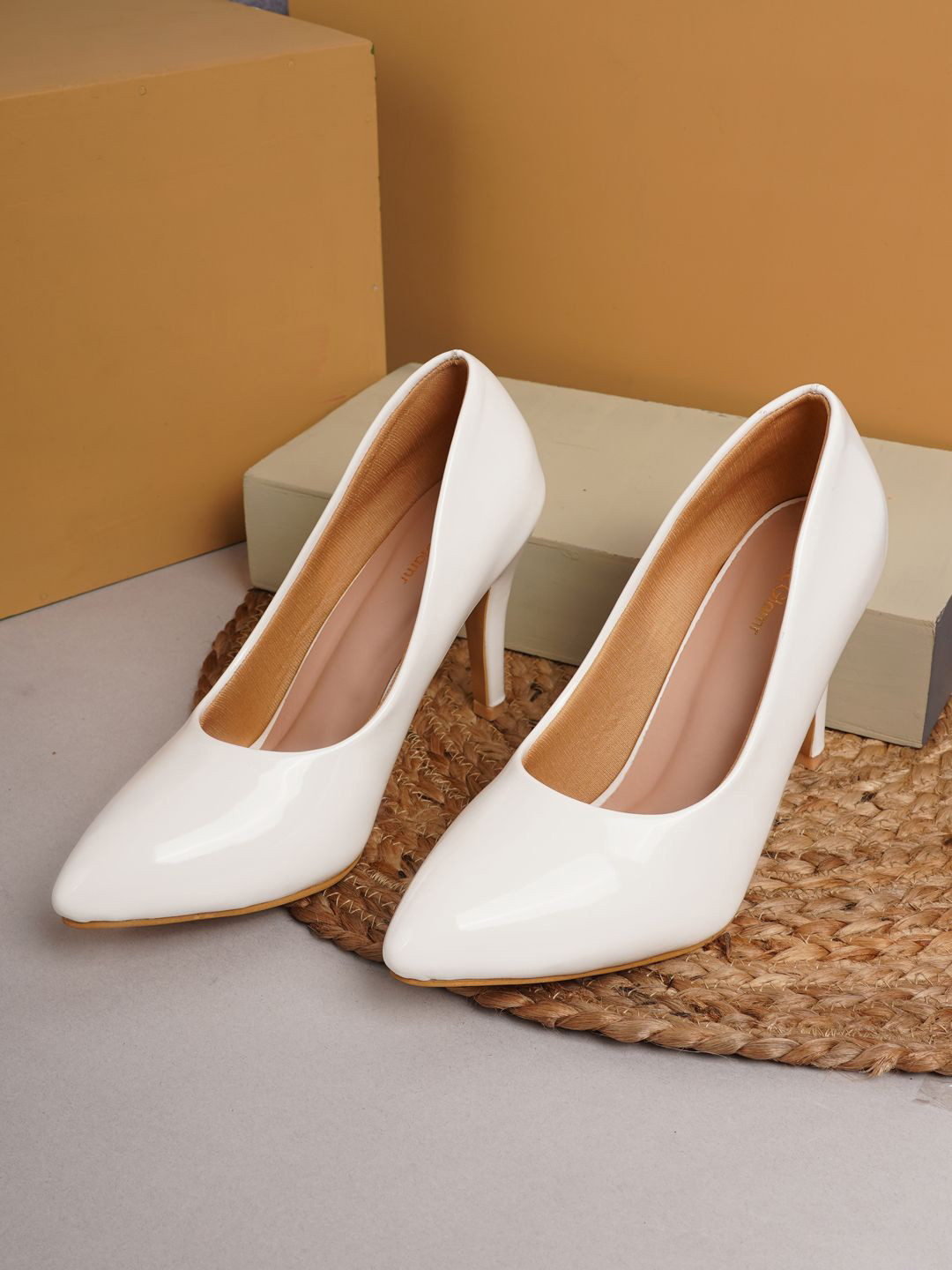 Get Glamr Women Solid Closed Back Casual  Stiletto Pumps