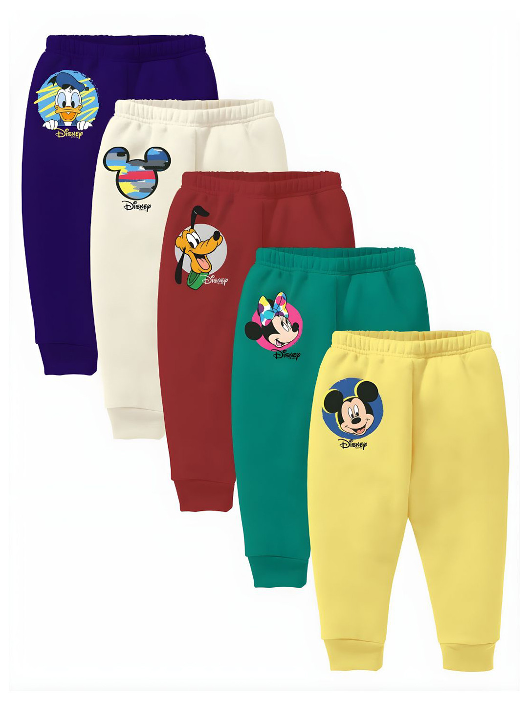 x2o Infants Kids Pack Of 5 Printed Cotton Lounge Pants