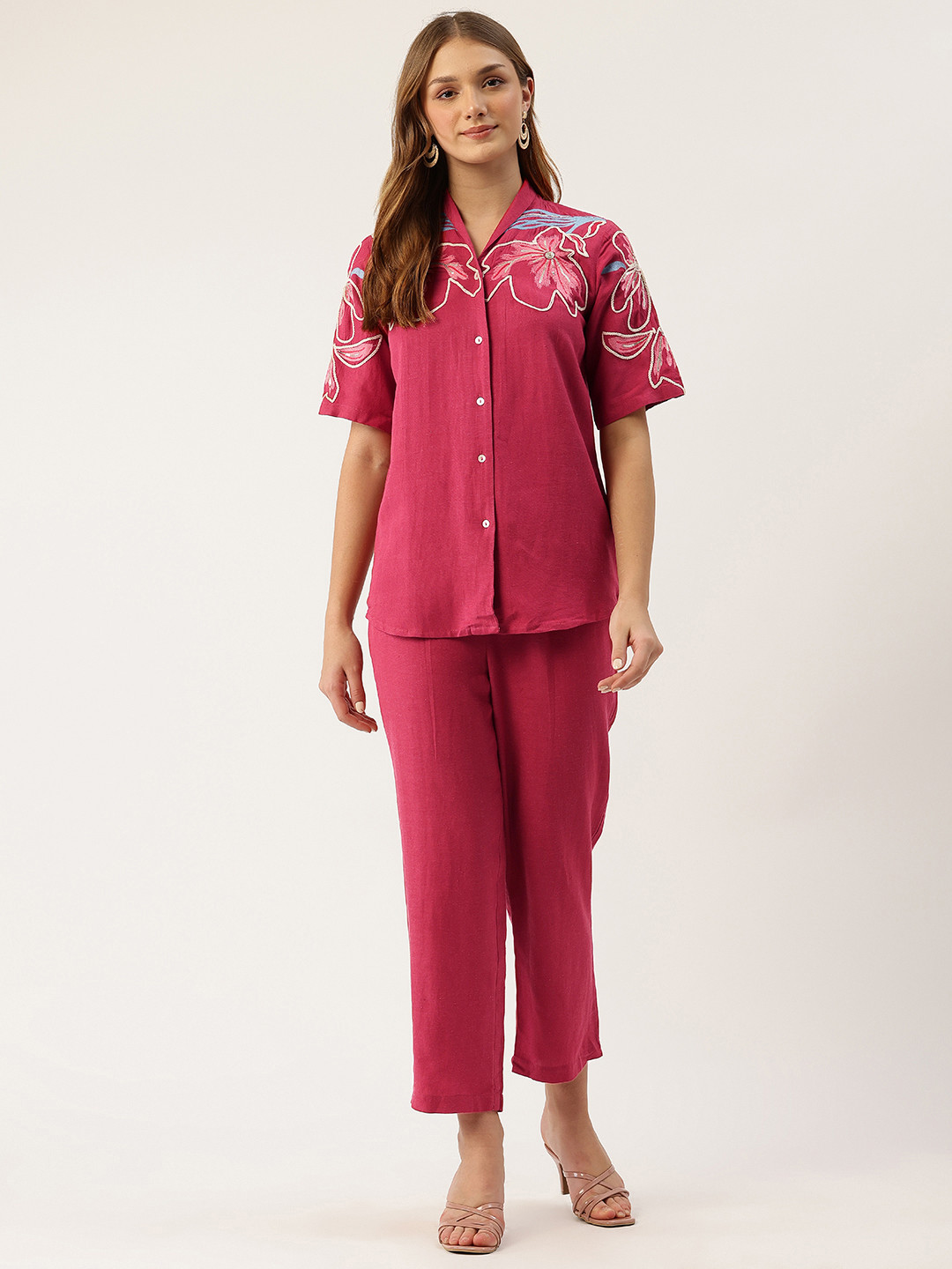 MISRI Embroidered Co-Ord Set