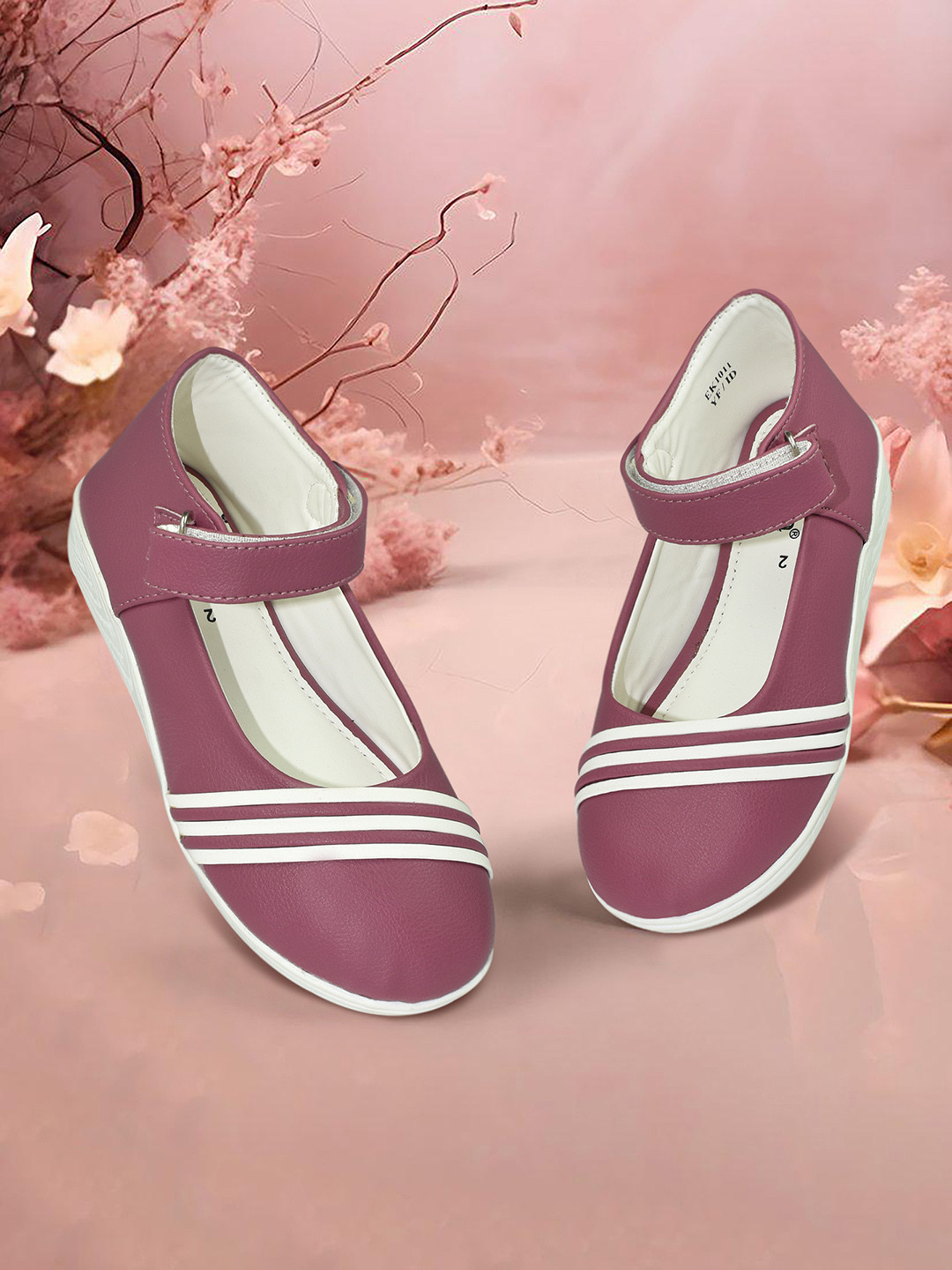 Ajanta Girls Printed Mary Jane with Bows Flats