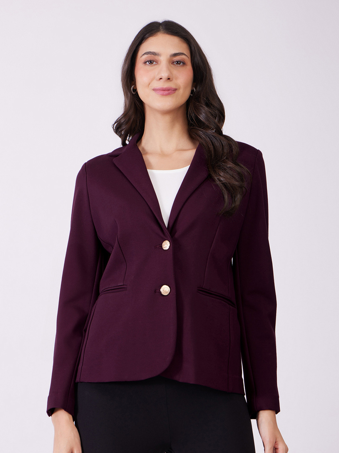 LivIn Women Lapel Collar Tailored Blazers