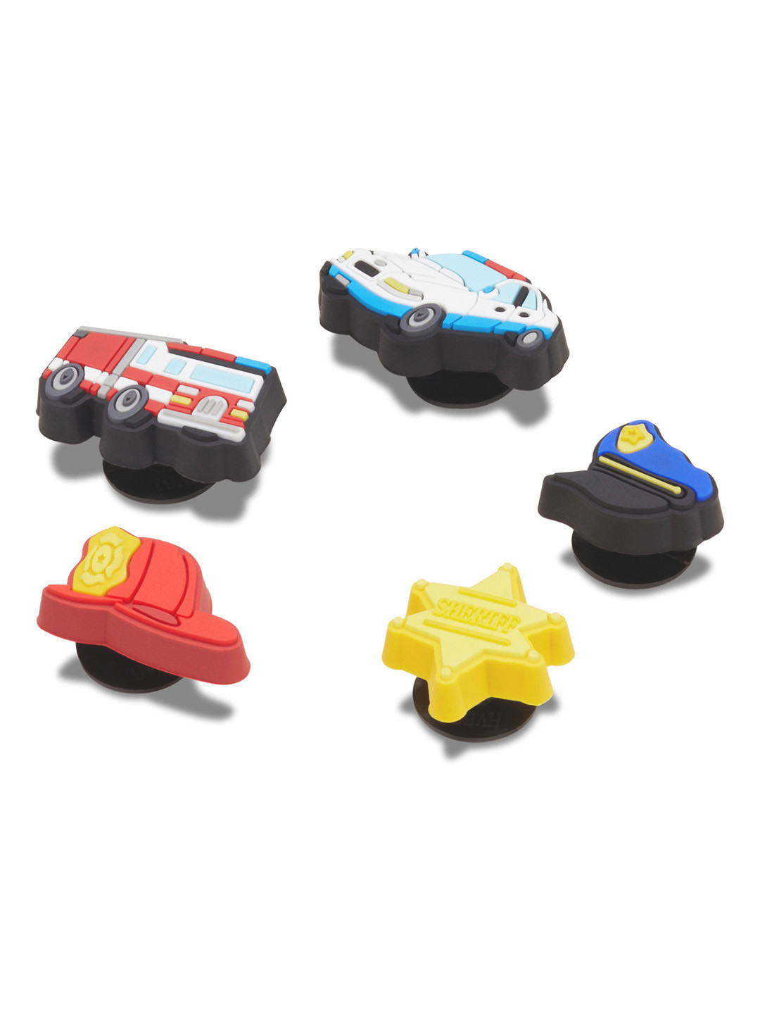 Crocs Set Of 5 Tiny Hero Shoe Charms Jibbitz