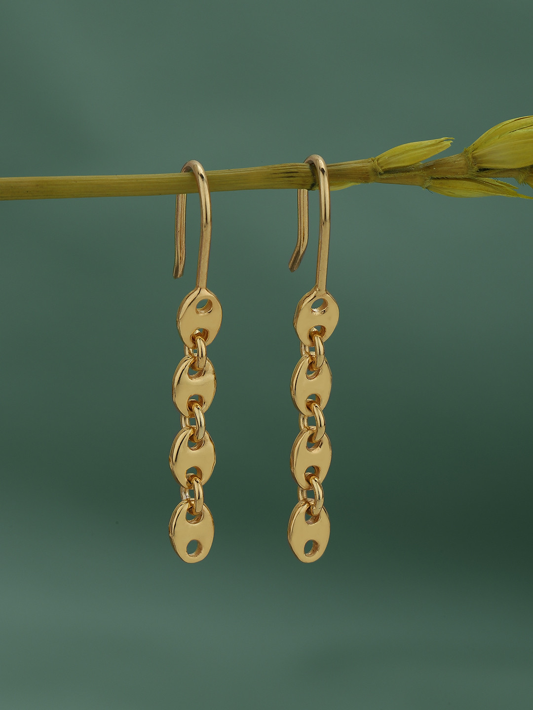 925 Sterling Silver Link Drop Earring