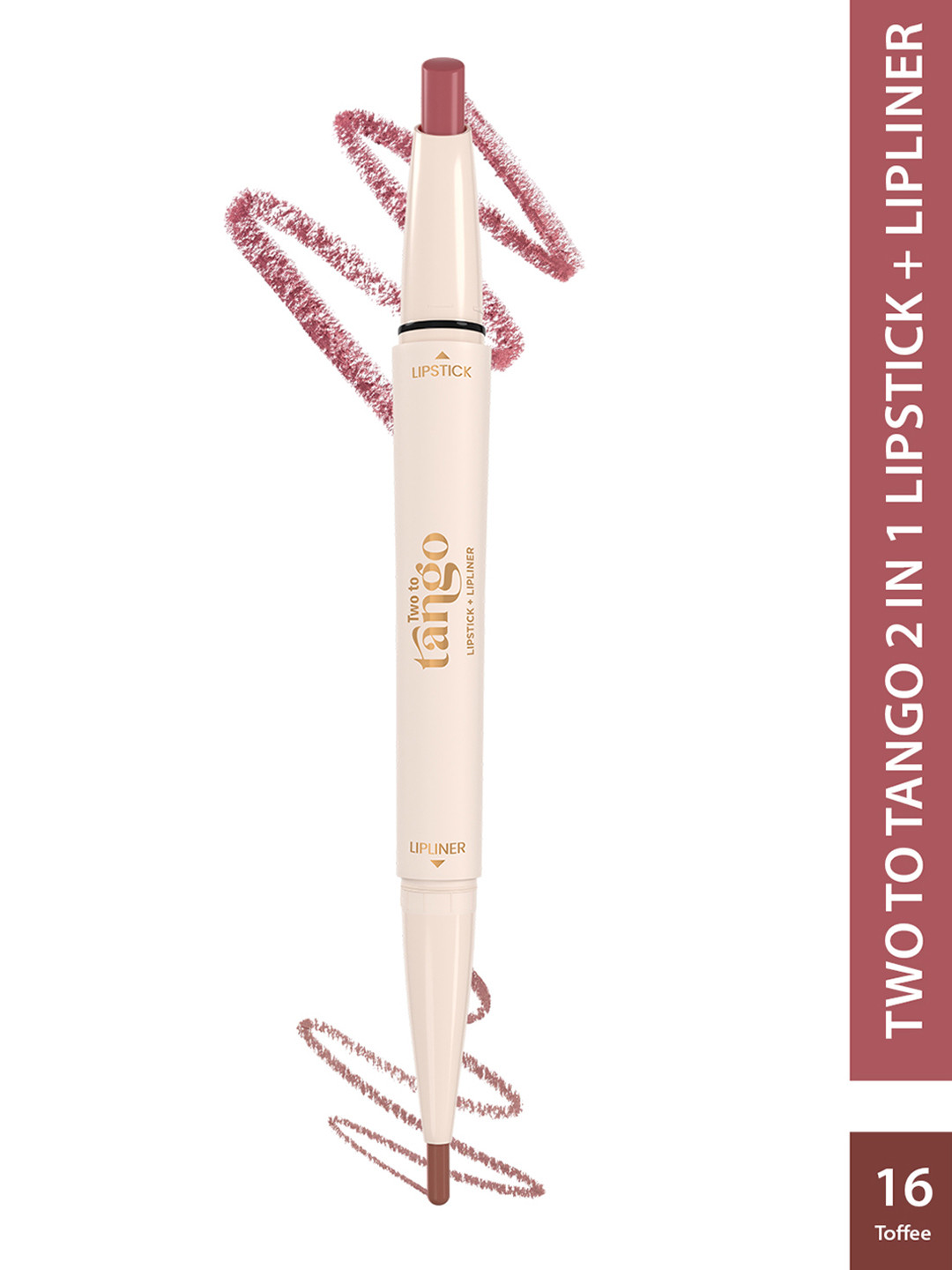 GLAM21 Two To Tango Lip Liner + Lipstick Duo -0.65 g - Toffee -16
