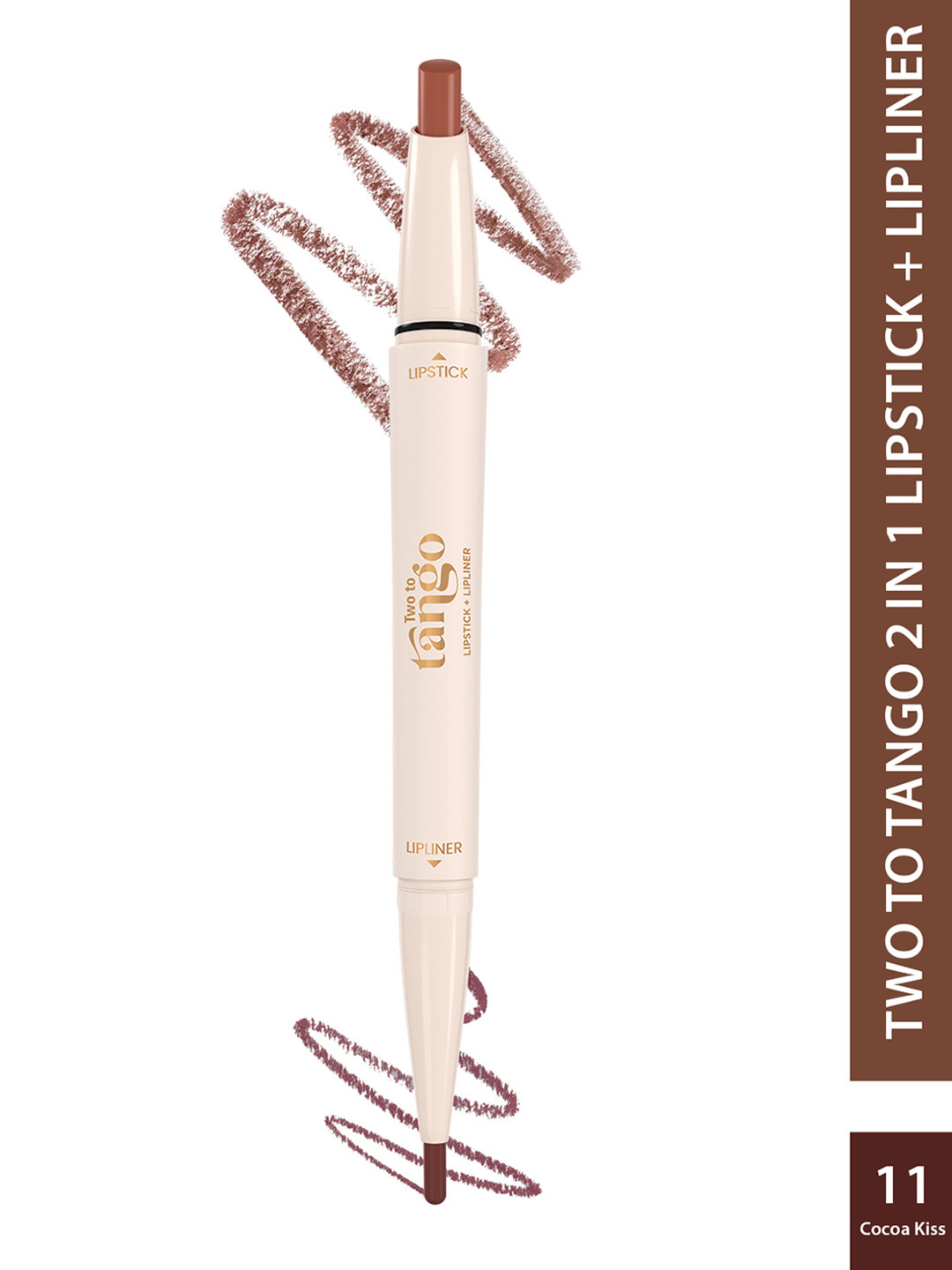 GLAM21 Two To Tango Lip Liner + Lipstick Duo -0.65 g - Cocoa Kiss 11
