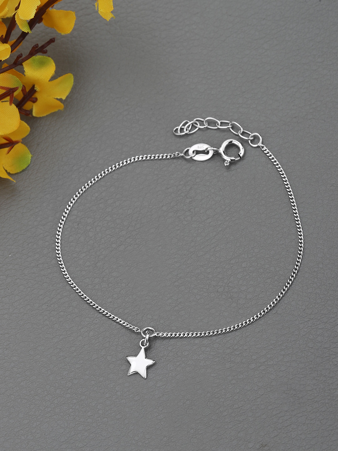 925 Sterling Silver Star Bracelet
