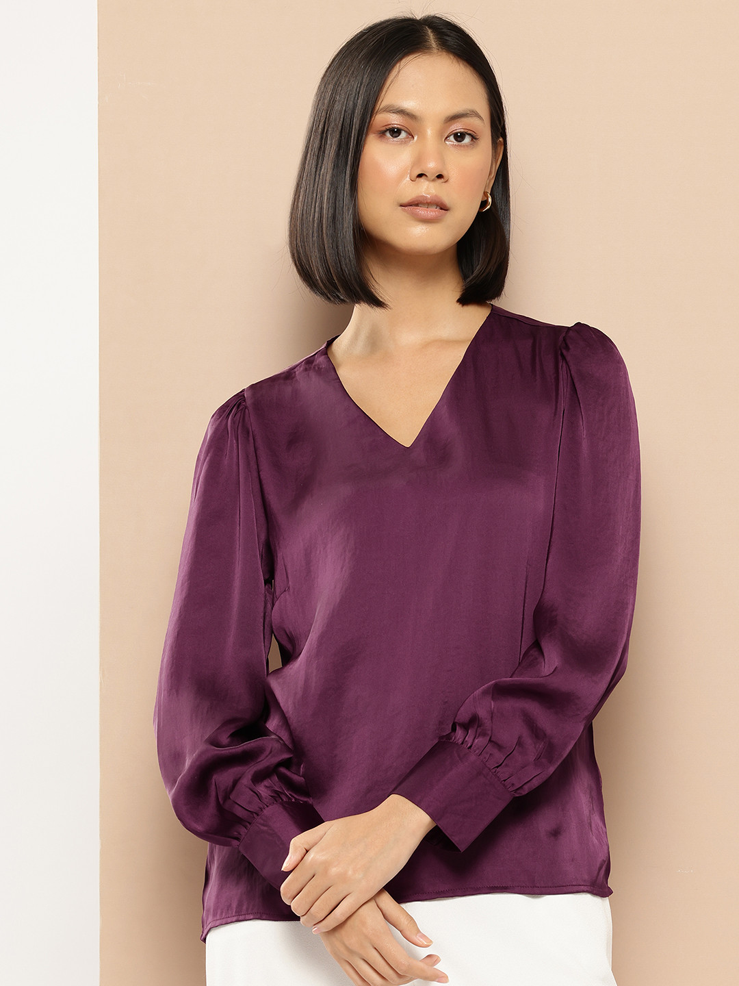 her by invictus Relaxed Fit Solid Top
