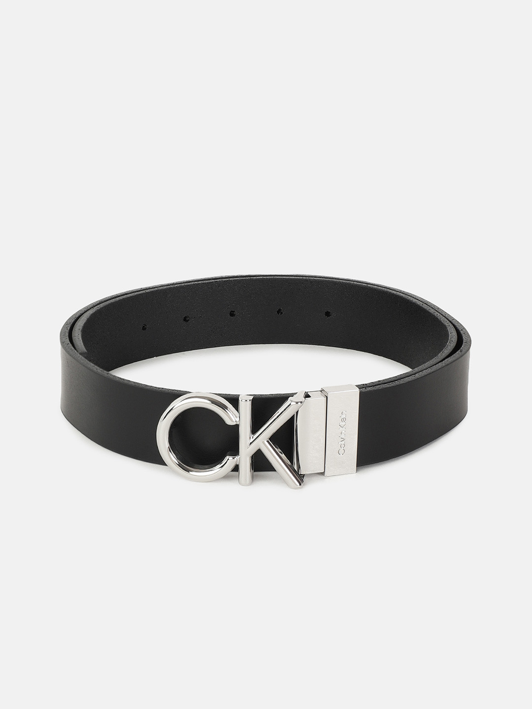 Calvin Klein Men Black Leather Belt
