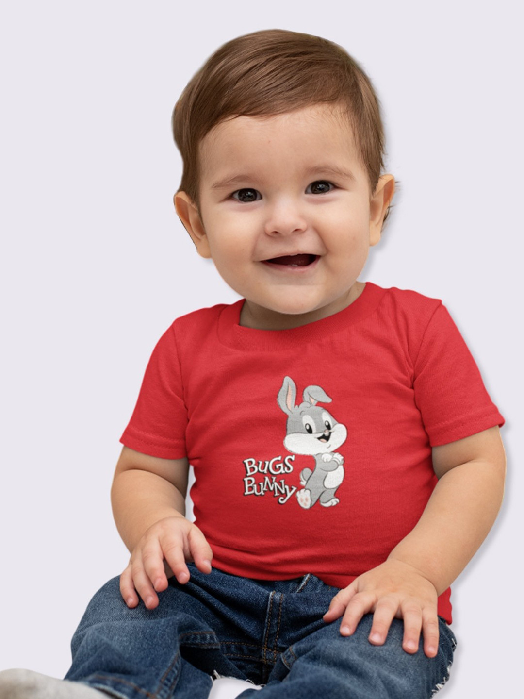 YK X Minute Mirth Boys Looney Tunes Printed Pure Cotton T-shirt