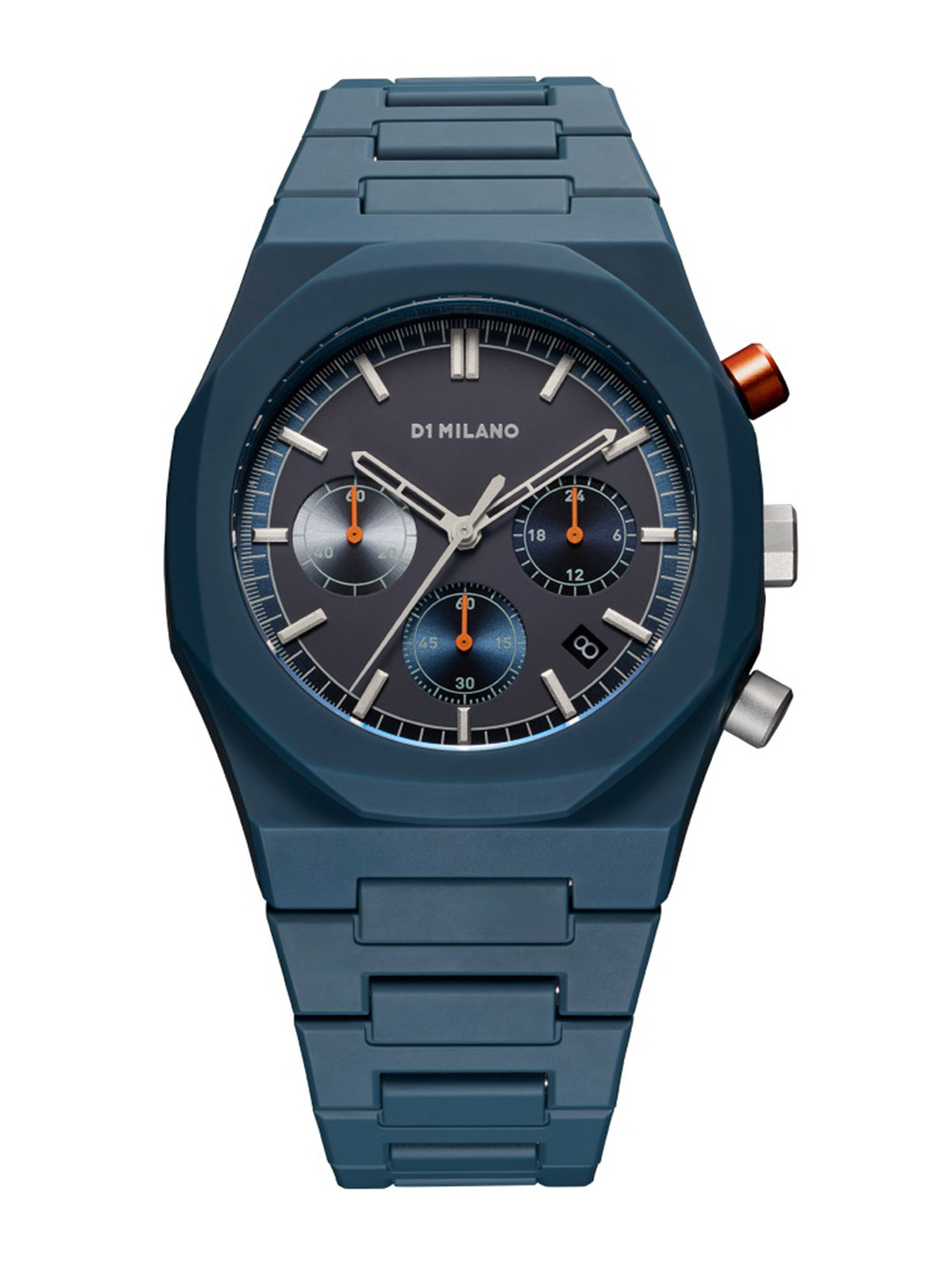 D1 Milano Unisex Polychrono Black Dial Quartz Analog Watch - PHBJ09