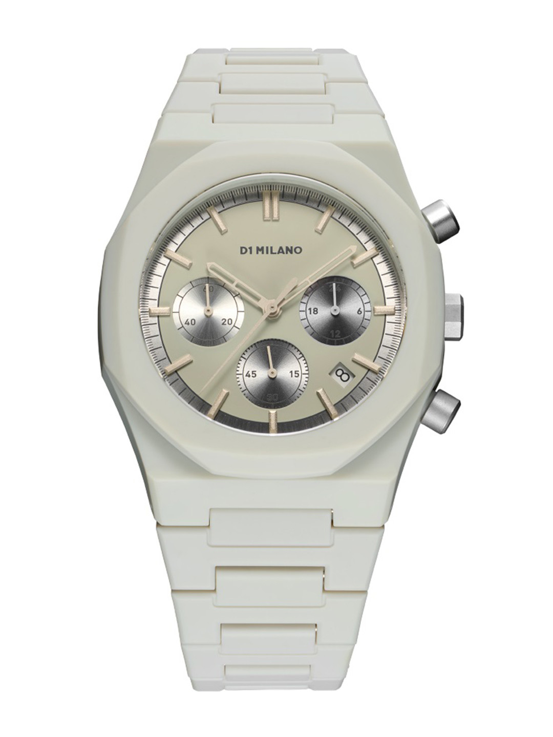 D1 Milano Unisex Polychrono Grey Dial Quartz Analog Watch - PHBJ08