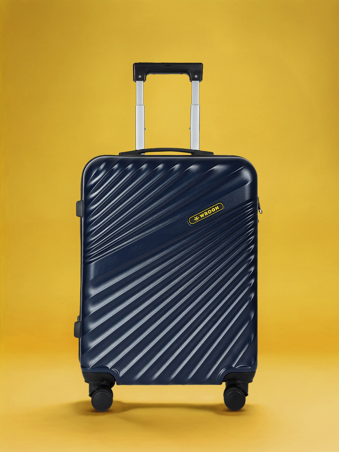 WROGN Maverick 8 Wheel Hard Cabin Trolley Suitcase - 20 Inch - 44L