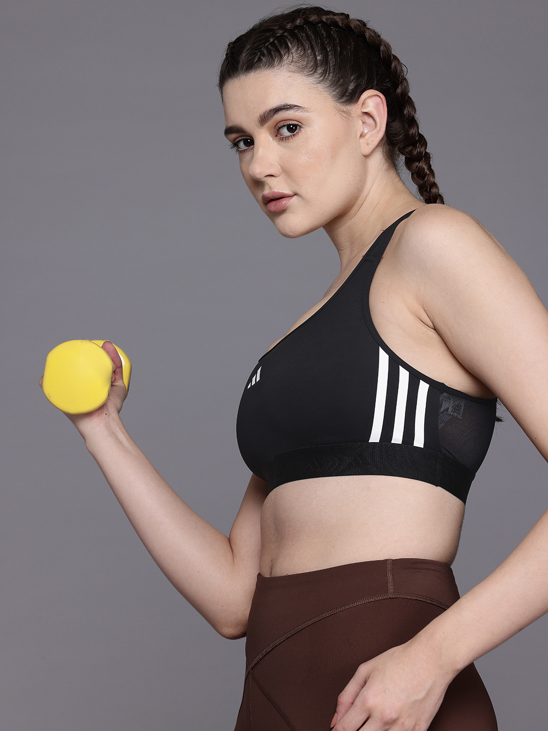 ADIDAS Powerreact Training Medium-Support Hyperglam Bra