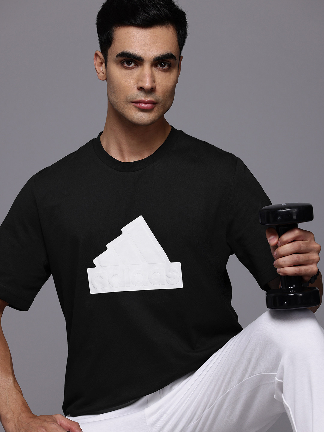 ADIDAS Future Icons BOS REG Printed Pure Cotton T-shirt