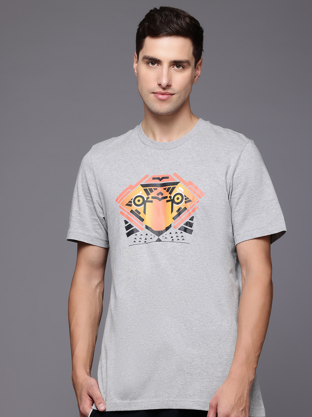 ADIDAS Lion Graphic Pure Cotton T-shirt