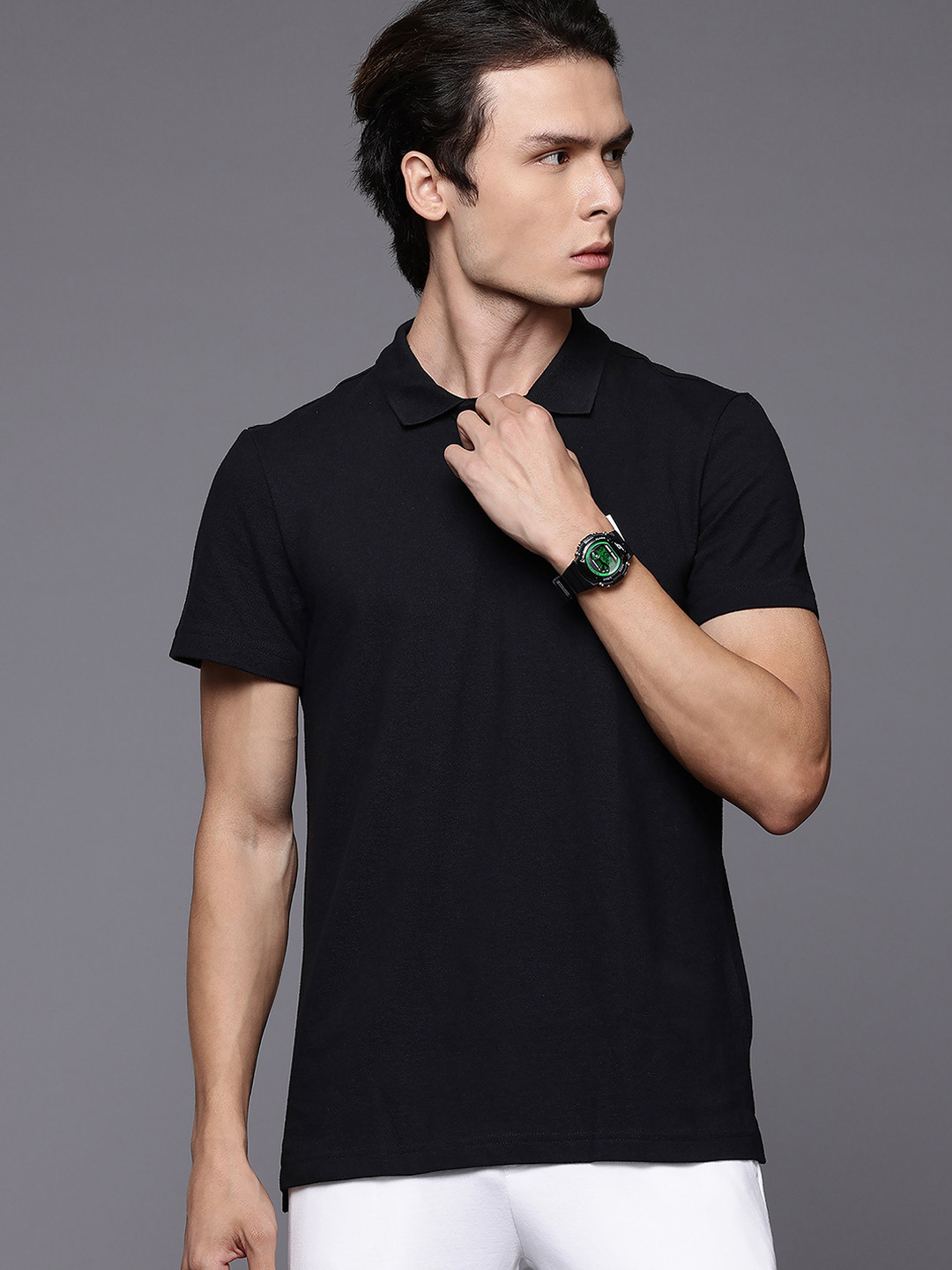ADIDAS Polo Collar Sports T-shirt