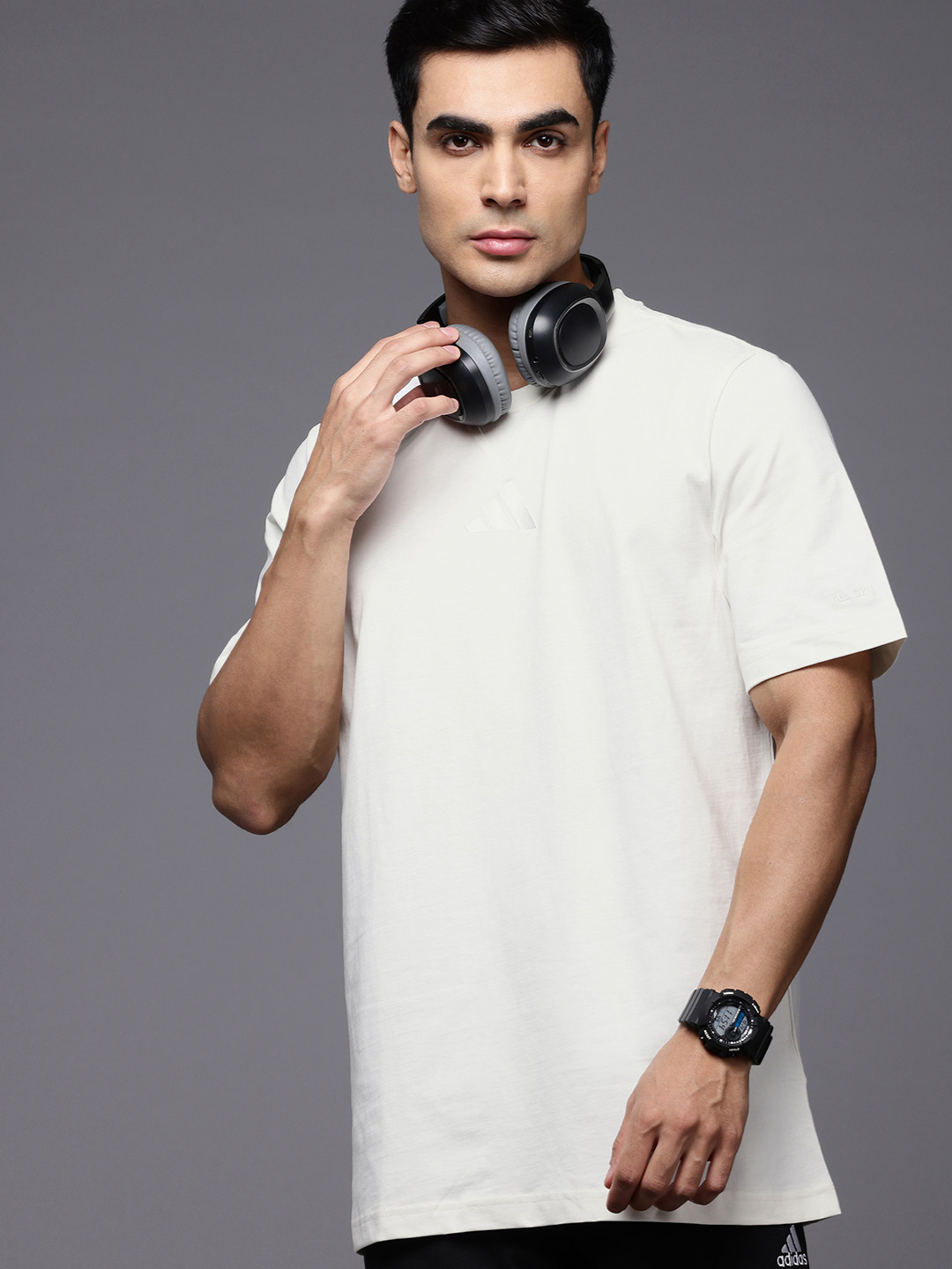 ADIDAS Pure Cotton Outdoor Drop-Shoulder Sleeves A SZN T-shirt