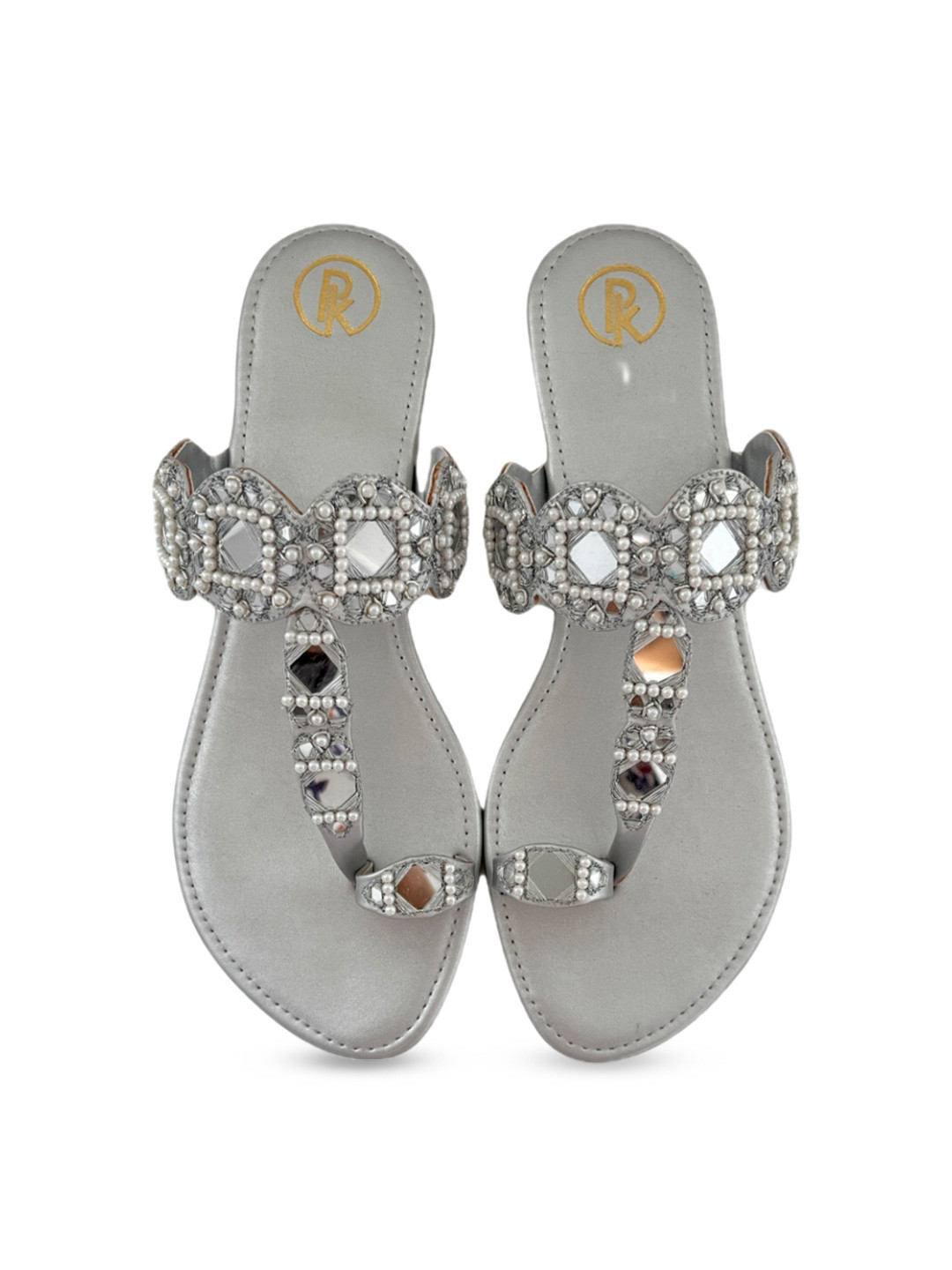 Preet Kaur Women Printed One Toe Flats