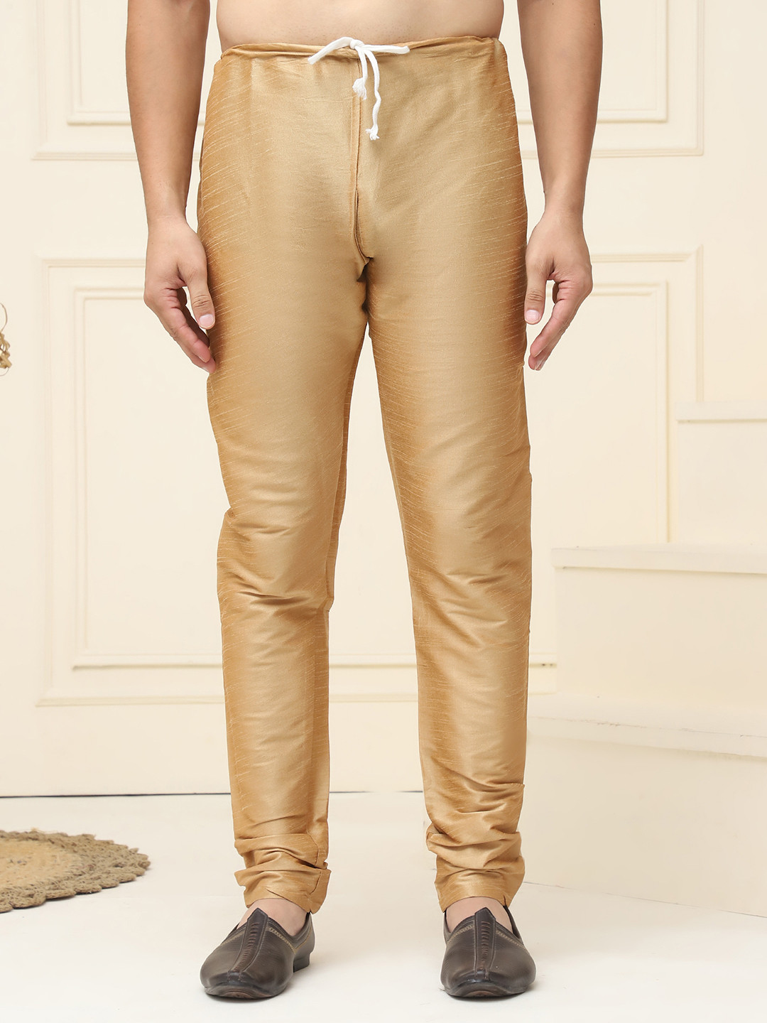 SOJANYA Mid-Rise Woven Churidaar Pyjamas