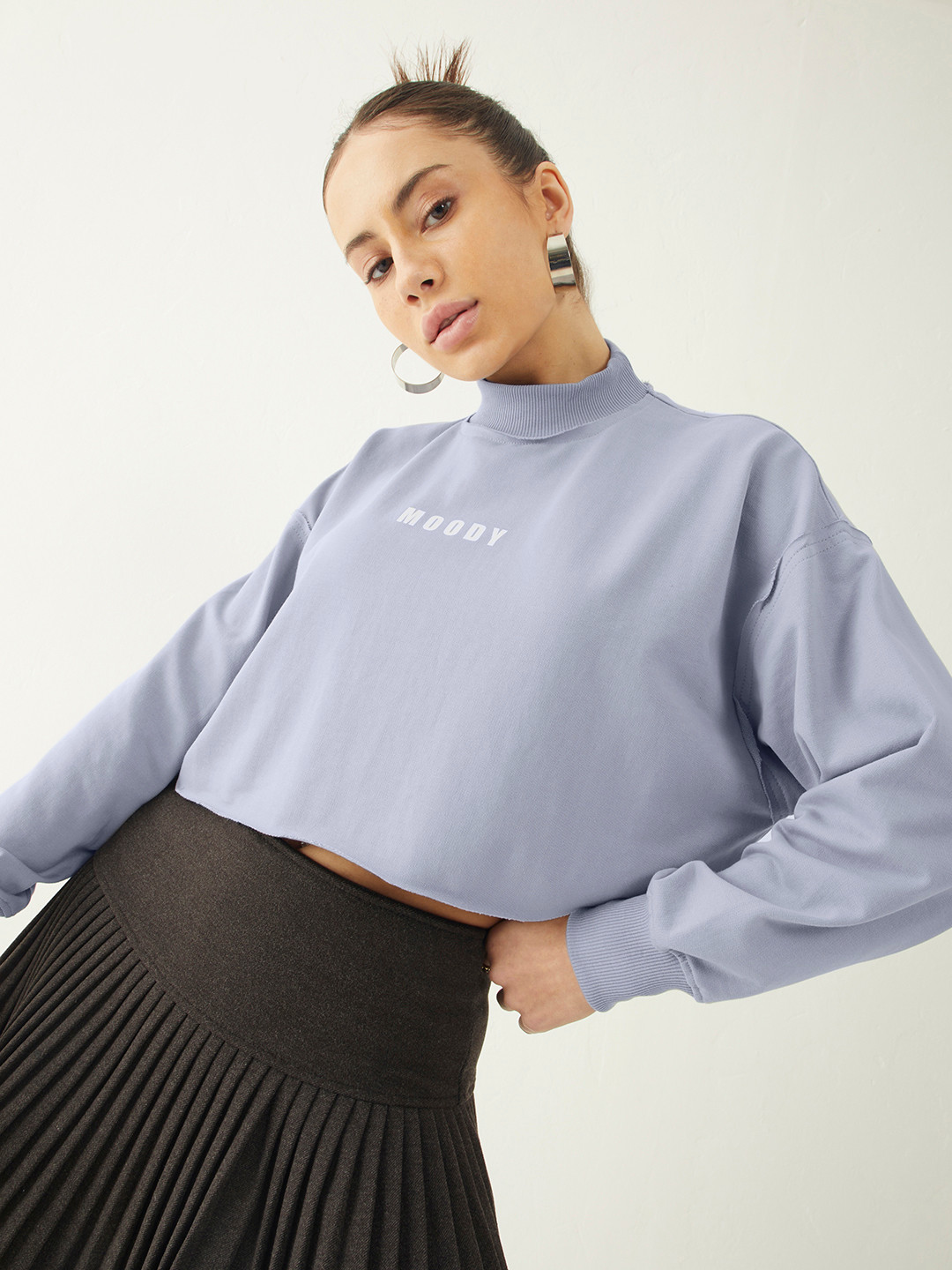 DressBerry Cropped Boxy Sweatshirt
