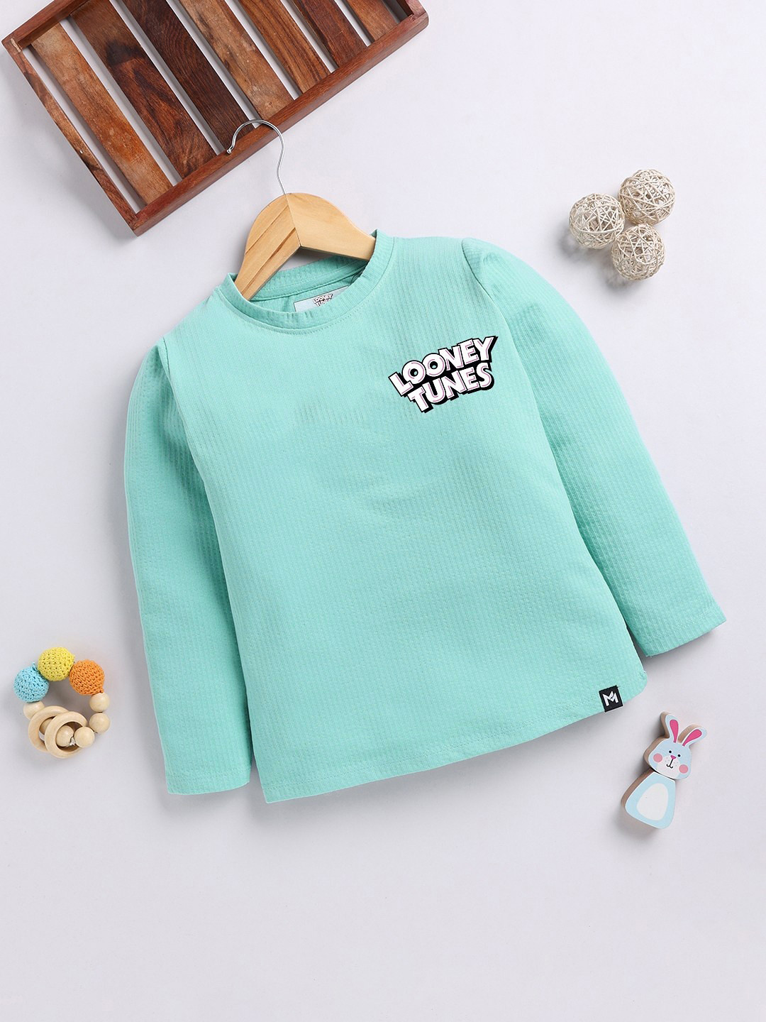 YK X Minute Mirth Girls Cotton Bugs Bunny Printed Tshirt