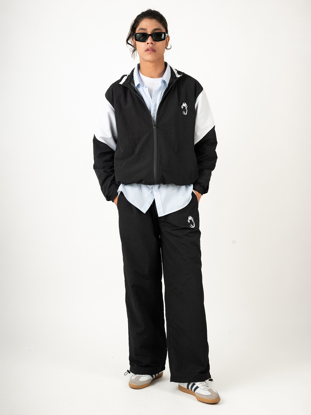 BAWSE. Unisex Straight Fit Mid Rise Track Pant
