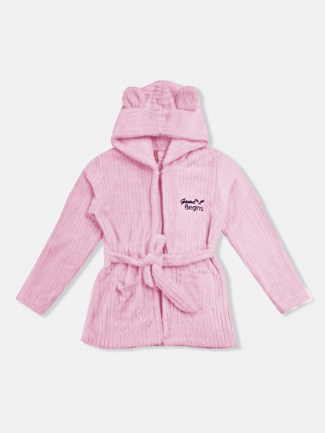 Here&Now X Game Begins Girls Embroidered Hooded Sweatshirt