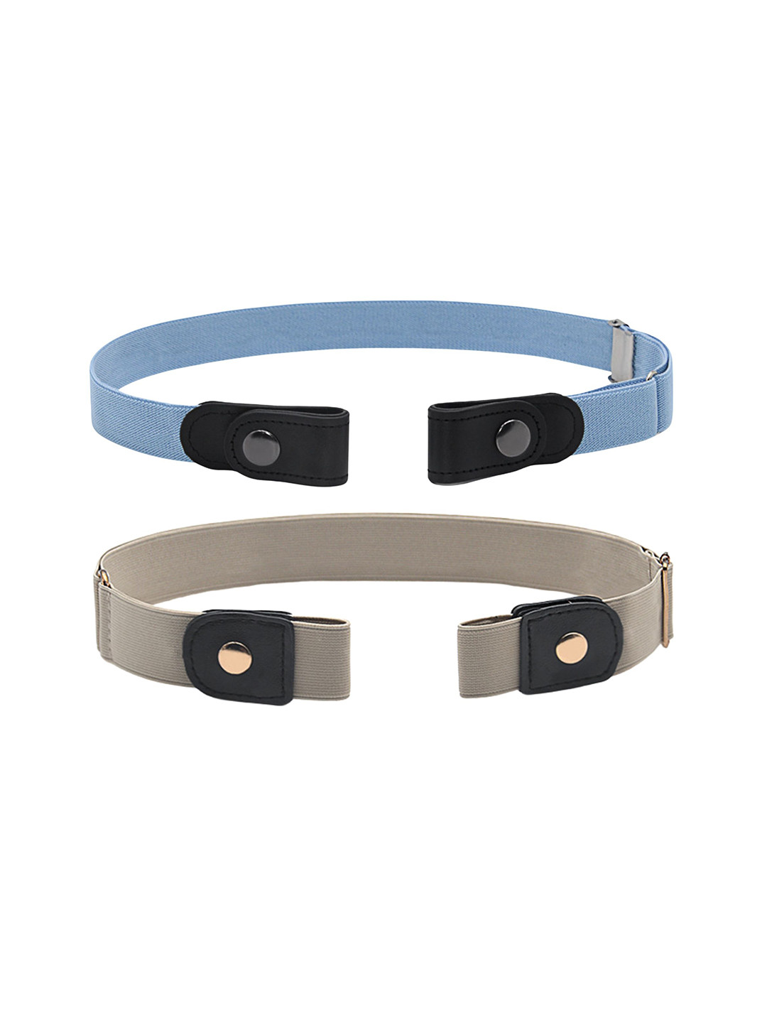 Buckleless Belt Invisible Waist Belts Invisible Buckleless Belt Navy