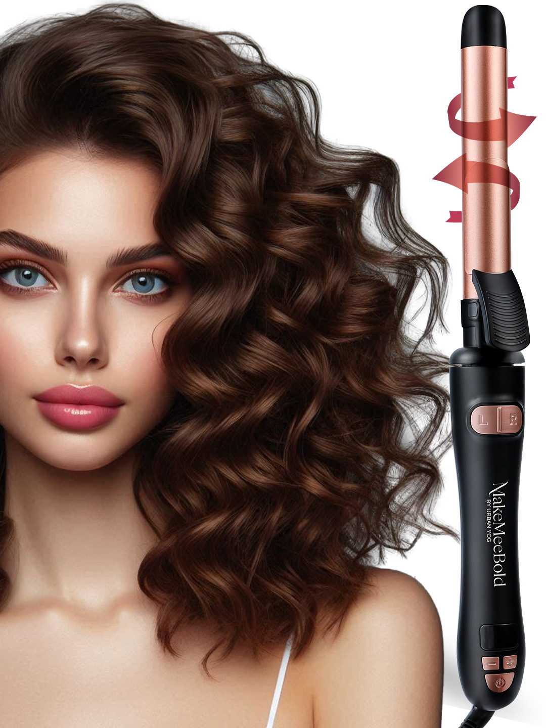 URBANYOG Women MakeMeeBold Rotating Hair Curling Iron