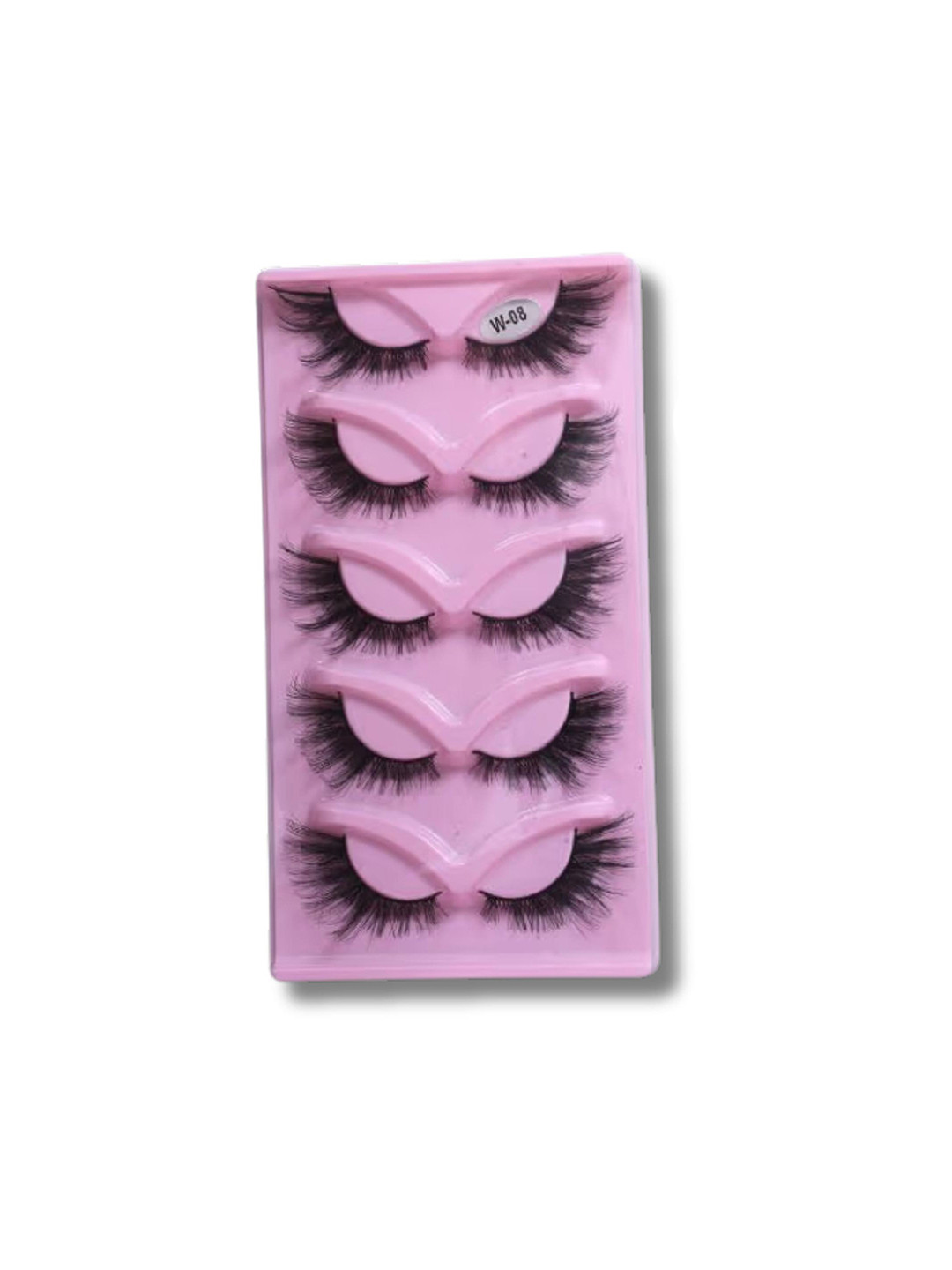 Venihea Set of 5 SilkSariLashesh 3D Natural False Eyelashes - Black