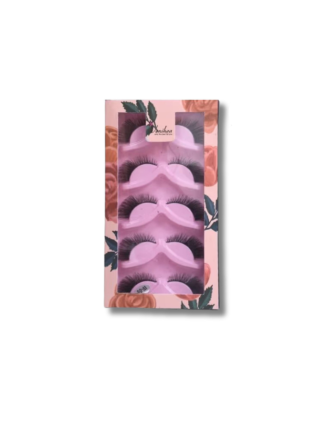 Venihea Set Of 5 GlamGaze 3D Natural False Eyelashes - Black