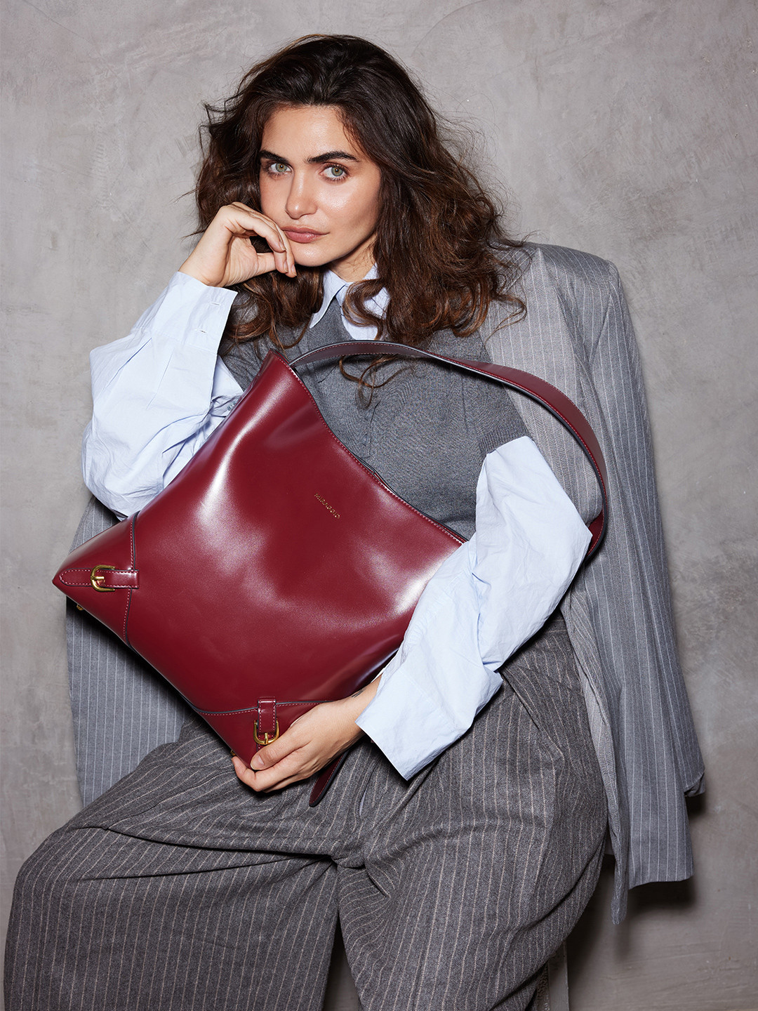 MIRAGGIO Gabriella Wine Tote Bag With Adjustable Broad Strap