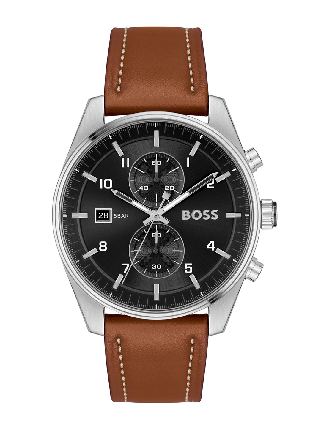 BOSS Men Leather Analogue Watch 1514161
