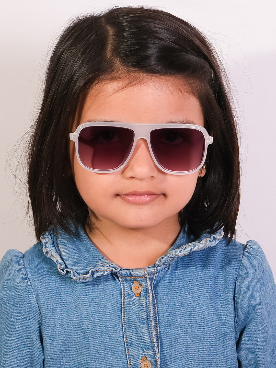 DukieKooky Kids Square Sunglasses with UV Protected Lens DKSG362T