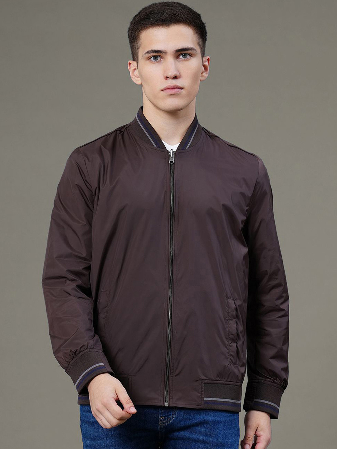 Red Tape Men Bomber Reversible Jacket