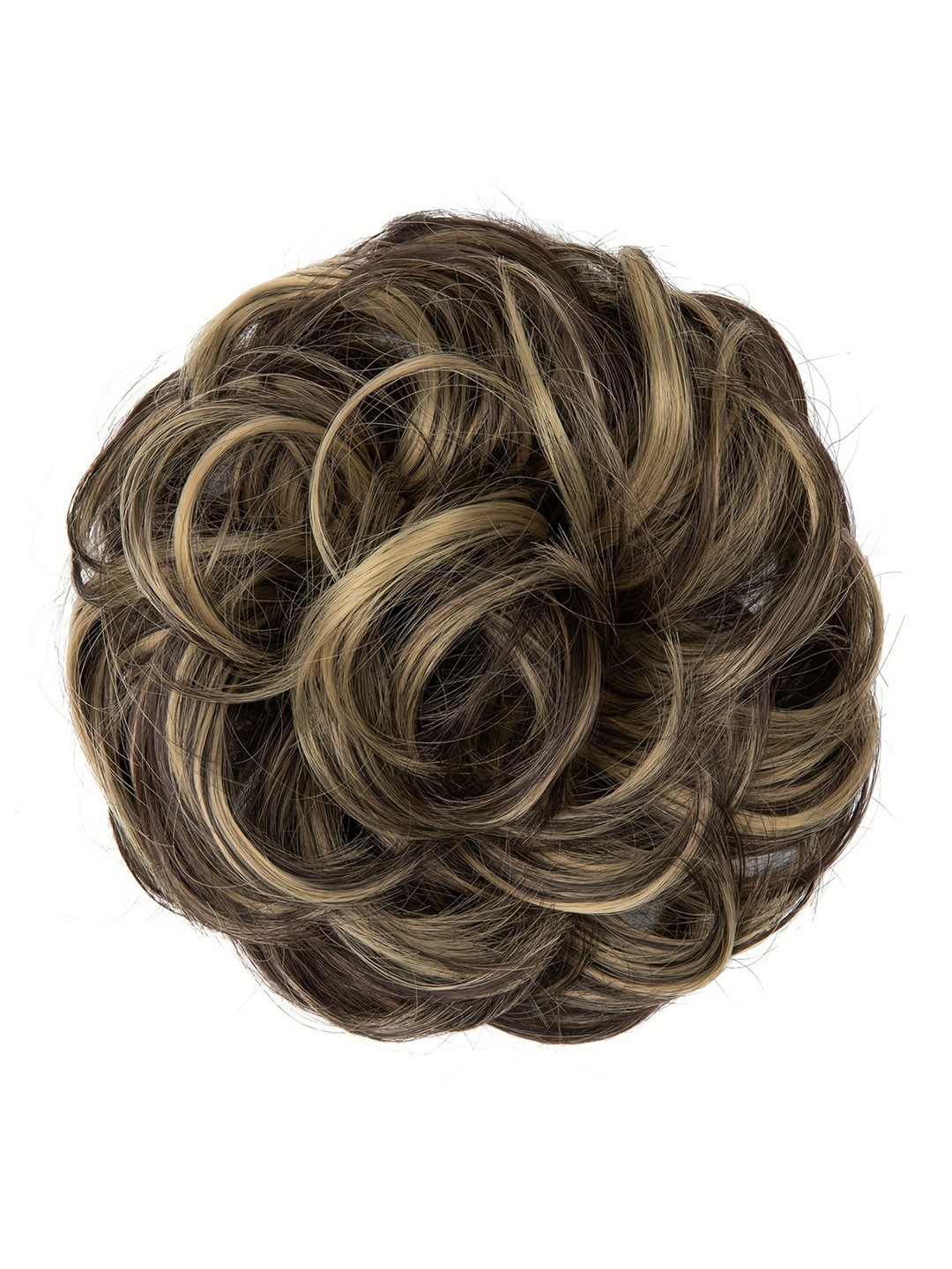 CHRONEX Wavy Curly Messy Bun-Golden Brown