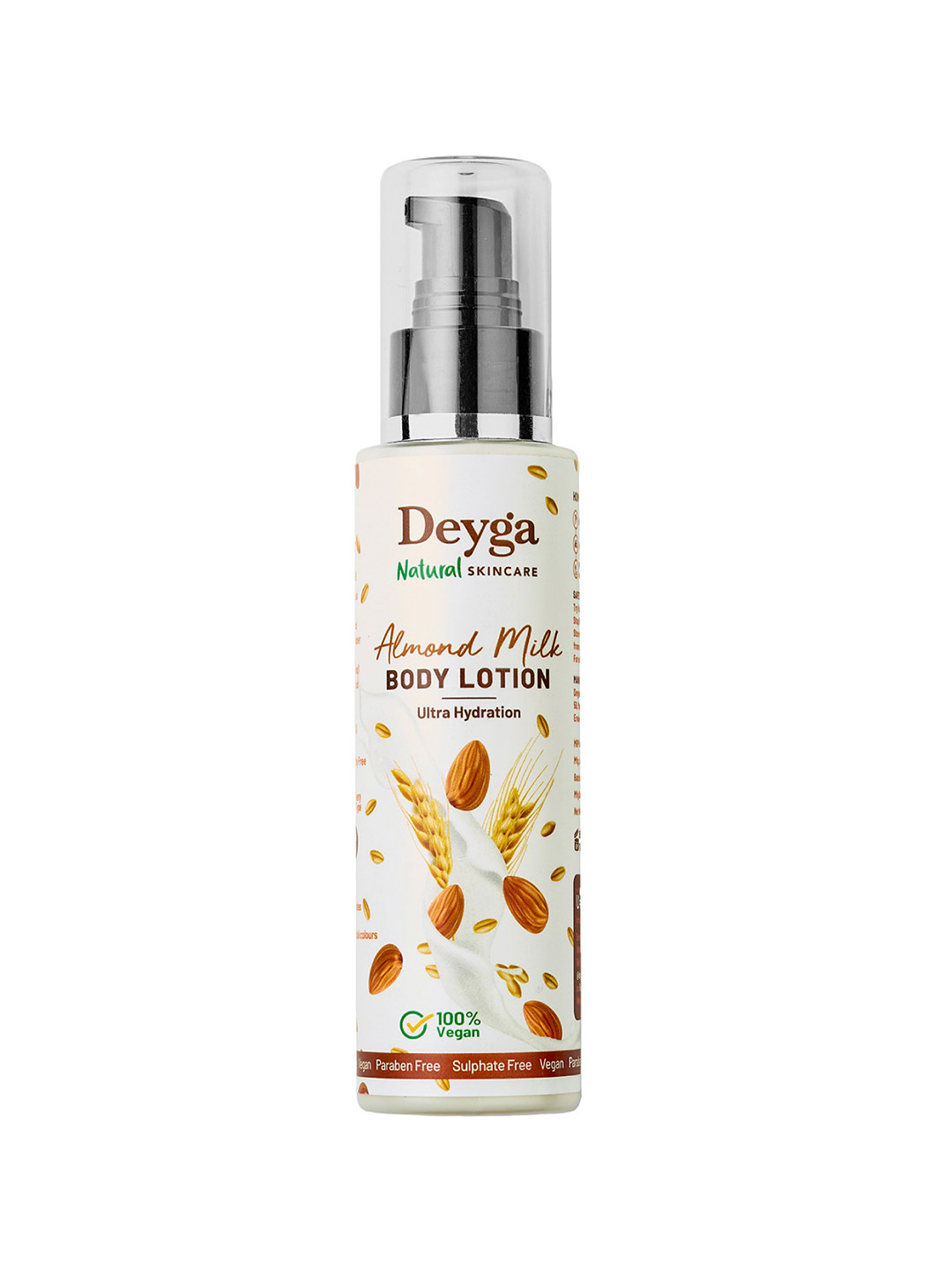 Deyga Organics Almond Milk Body Lotion With Cocoa Butter - 100 ml