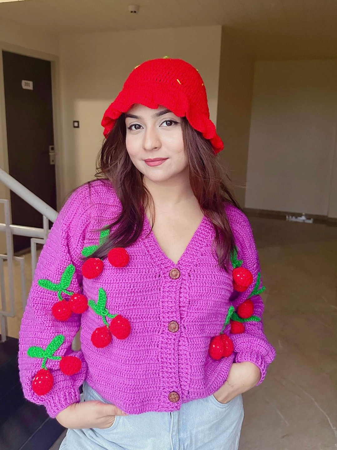 Sugercandy Women Woollen Winter Cardigan