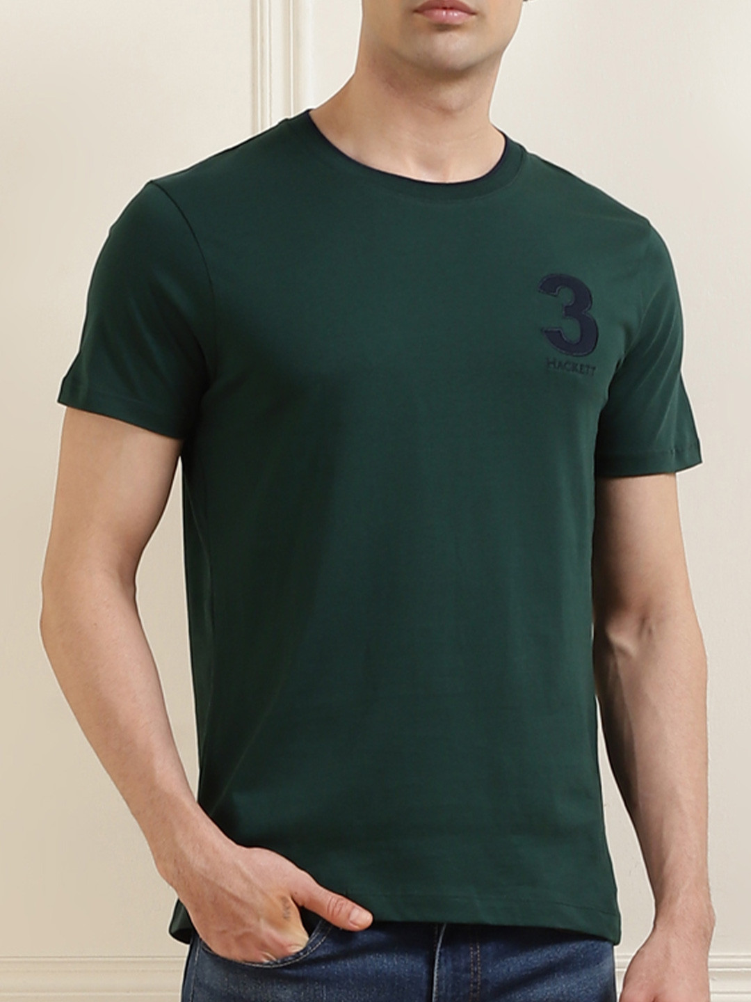 HACKETT LONDON Men Applique T-shirt