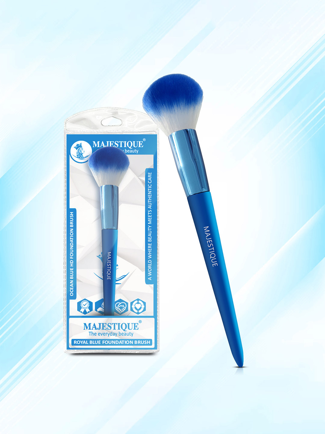 MAJESTIQUE Flawless Blending Brush For Face Makeup