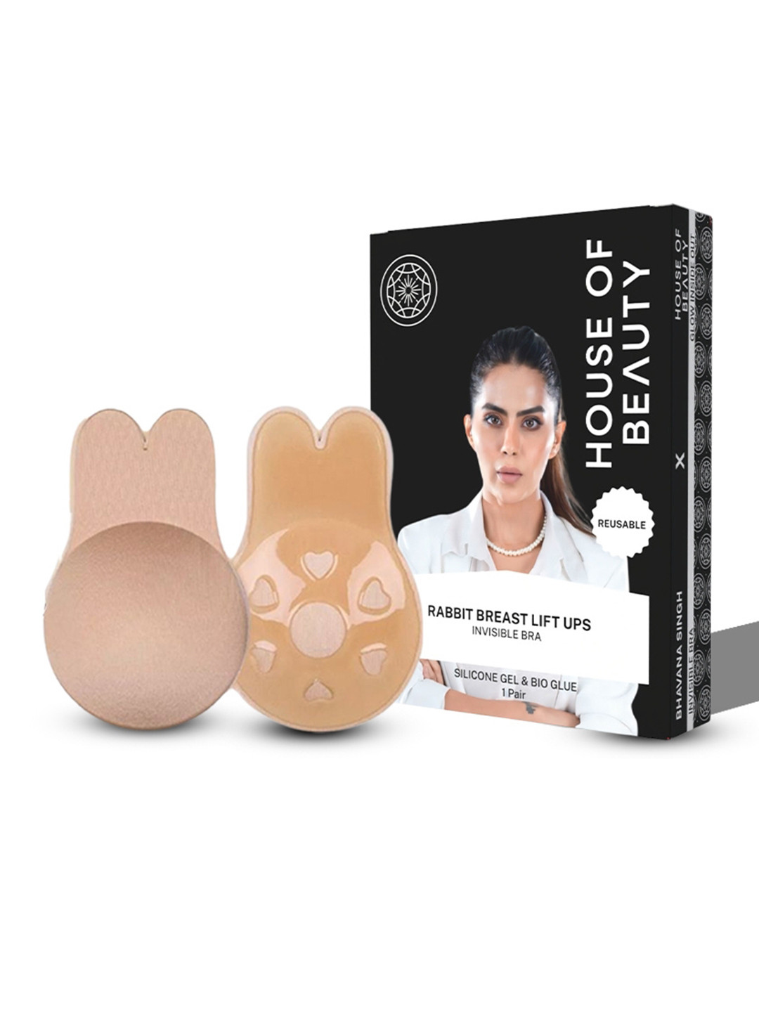 House of Beauty Reusable Rabbit Breast Lift Ups Invisible Bra