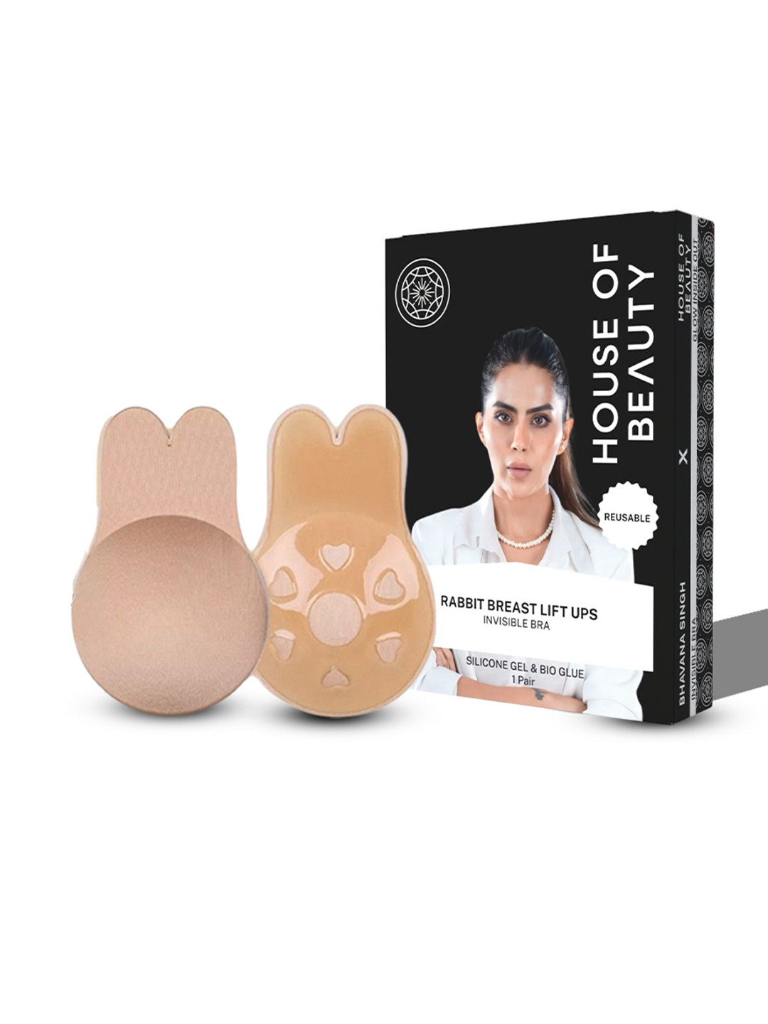 House of Beauty Reusable Rabbit Breast Lift Ups Invisible Bra