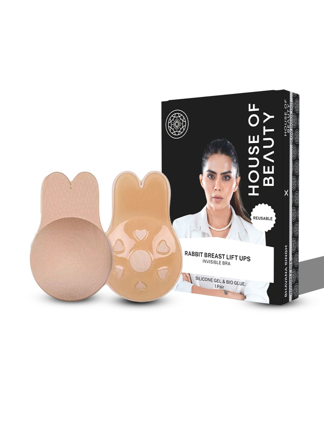 House of Beauty Reusable Rabbit Breast Lift Ups Invisible Bra