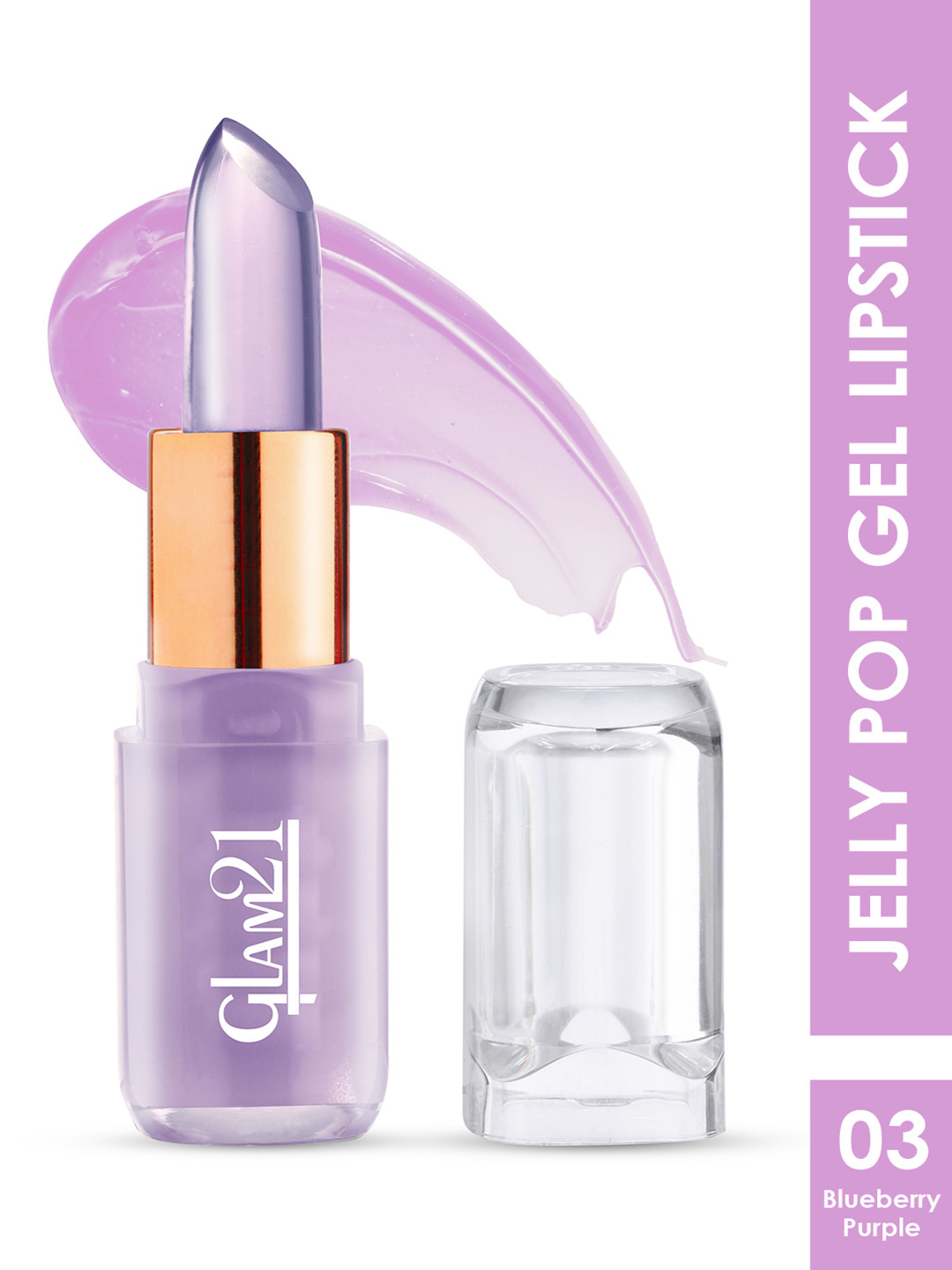 GLAM21 Jelly Pop Gel Lipstick 3.5g - Blueberry Purple 03