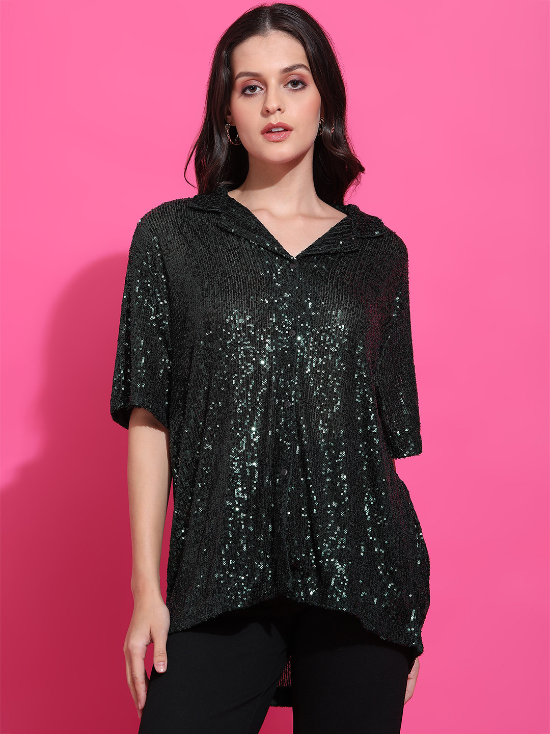 SAFFE Women Opaque Casual Shirt