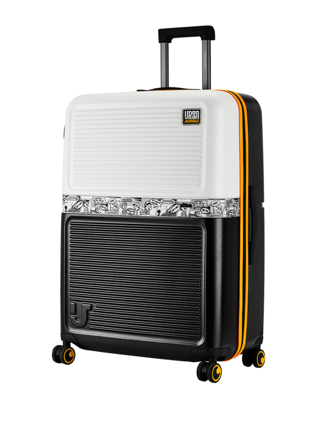 Urban Jungle By Safari Commic Hardside  Polycarbonate Trolley Suitcase Large