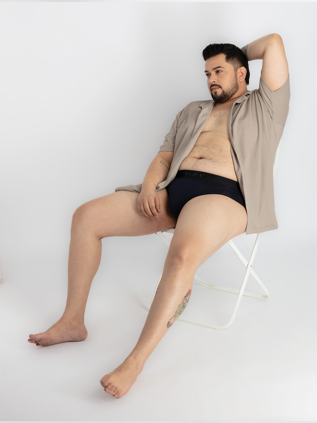 UNSIZED Anti-Microbial Basic Briefs USTK-223-BR001-BLACK